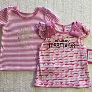 CHUBBY MERMAID Baby 24M “Save the Manatees” Cute Tops
